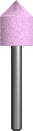 Шарошка абразивная цилиндрическая заостренная ПРАКТИКА «Профи» (D-18мм, L-22мм)