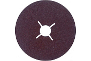 Круги фибровые гибкие ПРАКТИКА с центральным отверстием (125 мм, P40, (5шт.), картонный подвес)