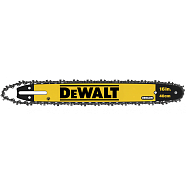 Шина направляющая DeWALT DT20660 (длина шины 16"/40см, шаг 3/8", паз 1.1мм, 56зв., 90PX, цепь, 0.6кг)