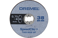 Круги отрезные по металлу DREMEL SC409 (38мм, 5шт.)